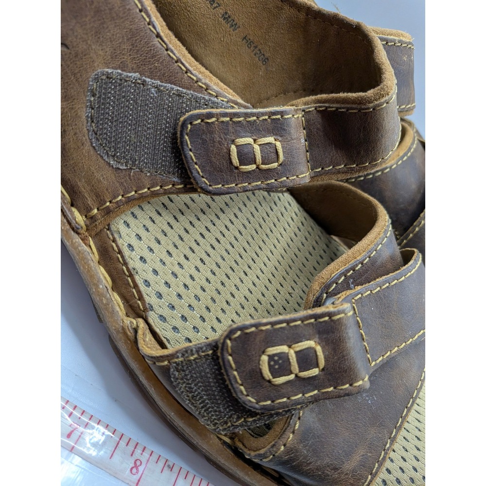 Born Mens Brown‎ Leather Adjustable Strap Sport Jesus Sandals Size 14 47 - Picture 11 of 15